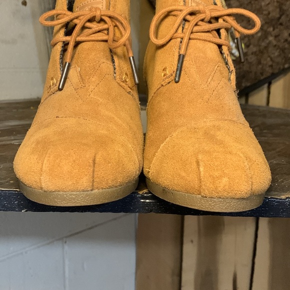 Toms Colelette Wedge Ankle Boots - Picture 2 of 6